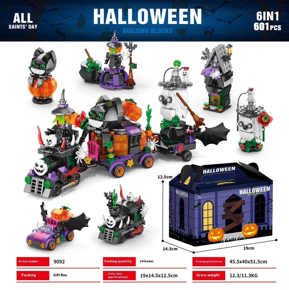 Halloween Advent Calendar and Building Blocks