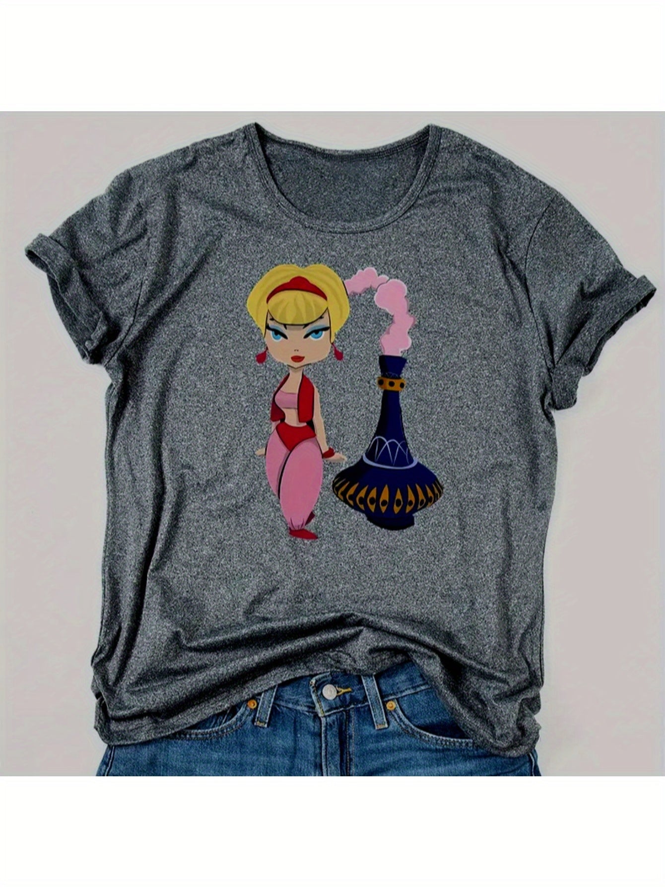 "I Dream of Jeanne" Women's Crew Neck T-Shirt