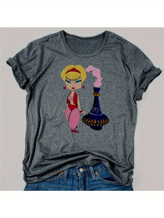 "I Dream of Jeanne" Women's Crew Neck T-Shirt