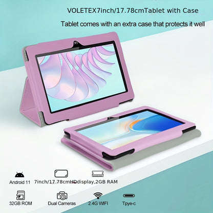 7 Inch Android 11 Tablet with Case