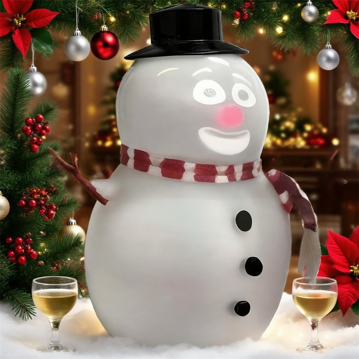 Talking Animated Blink Christmas Decorations with Light Up Eyes And Playful Voices