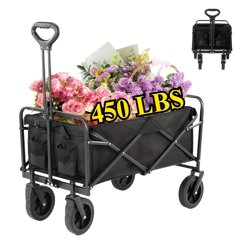 220/450/680 lb Capacity Heavy-Duty All-Terrain Folding Cart -