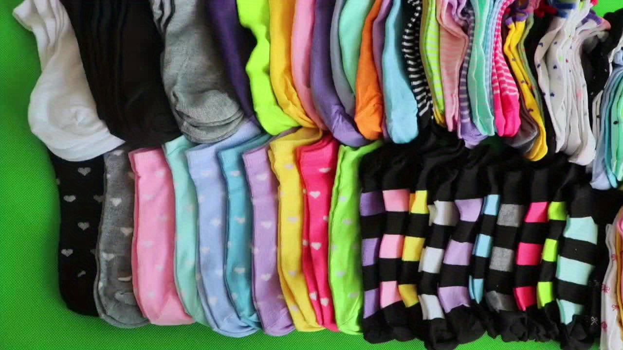 5/10/20 Breathable Women’s Colorful Heart Print Ankle Socks