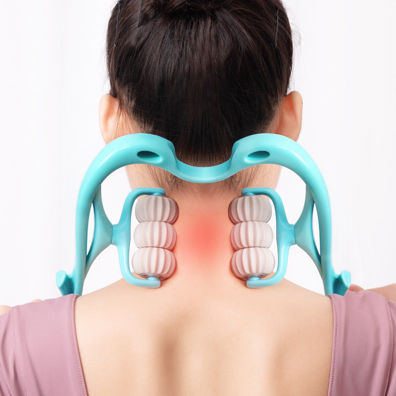 Upgraded 6-Roller Cervical Neck Massager