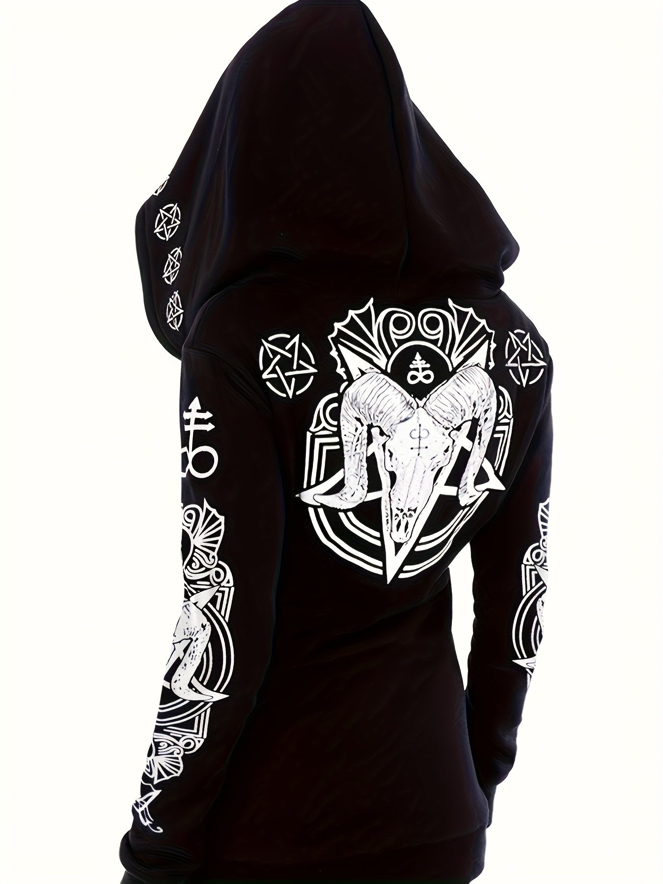 Women's Punk Style Hoodie