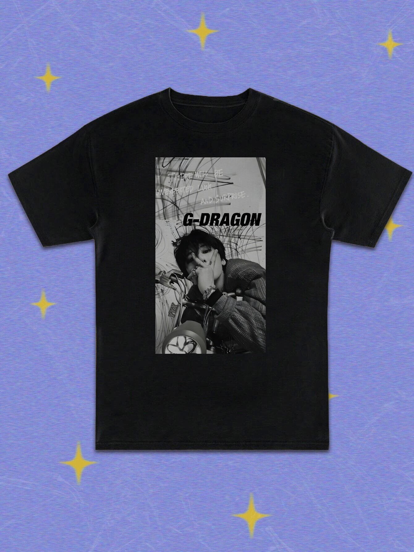 BIGBANG, Yeonjun, G-DRAGON Alphabet Printed T-Shirt