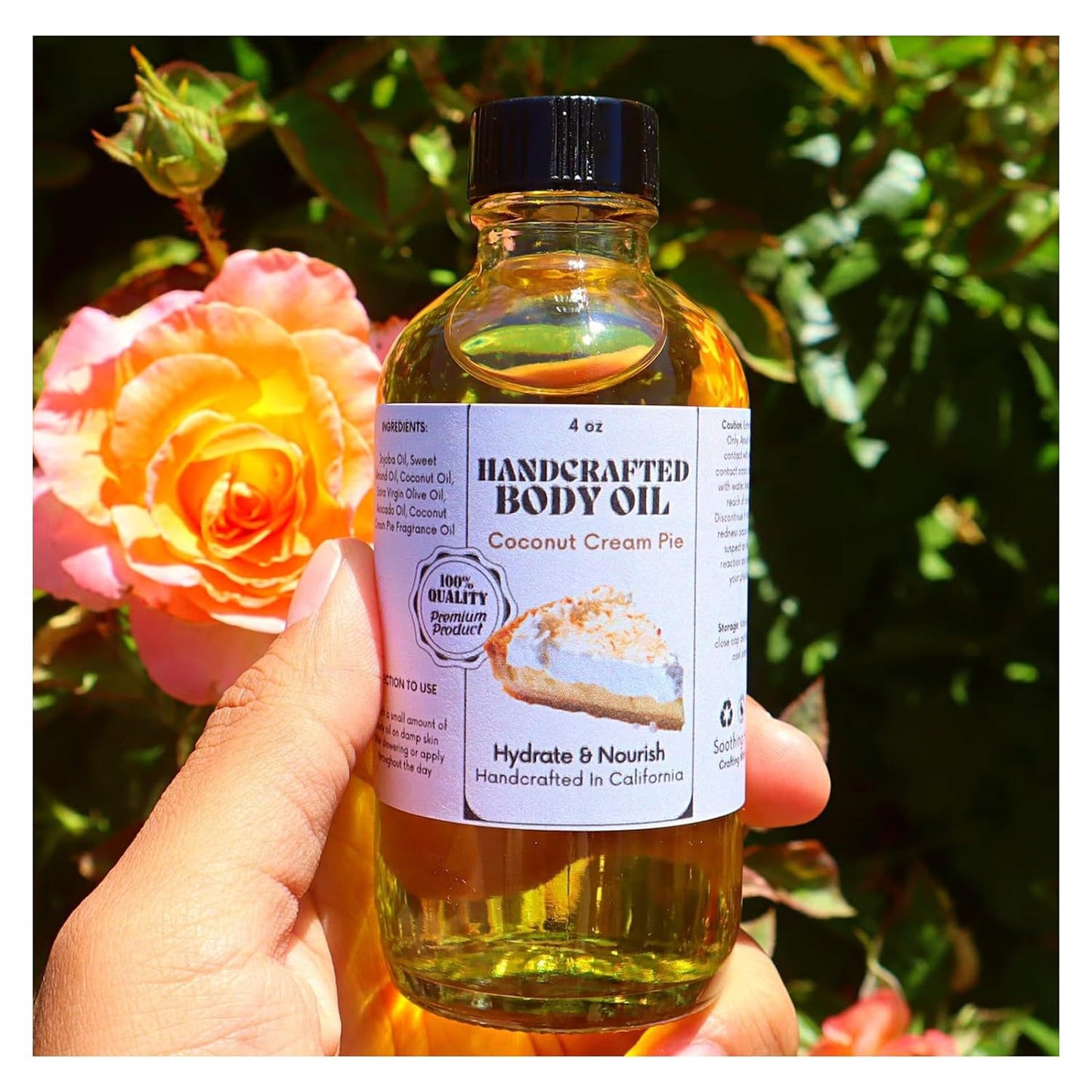 Handcrafted Scented Body Oil