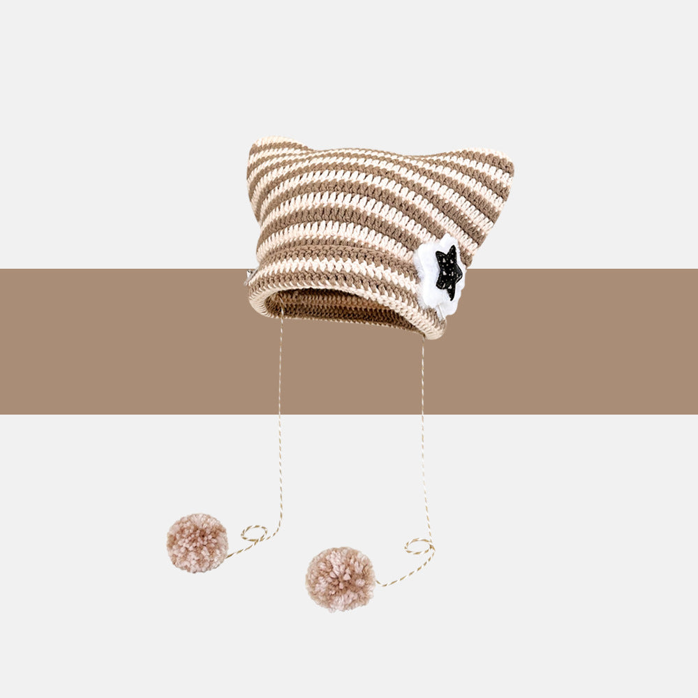 Sweet and Cute Thermal Knitted Cap