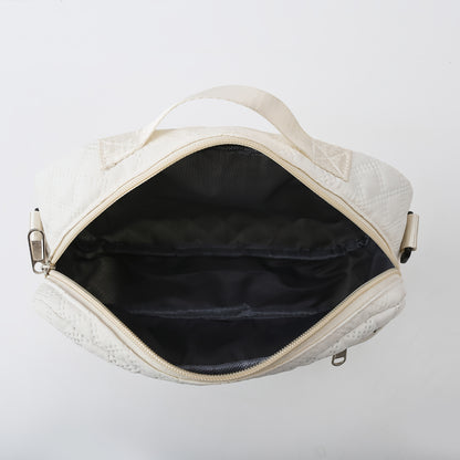 Lightweight Quilted Diamond Pattern Travel Backpack