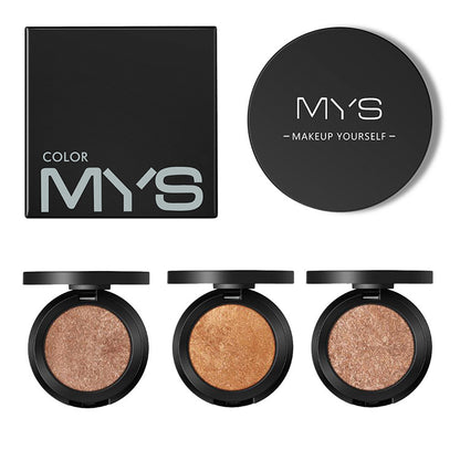 MYS 6 Color Waterproof Minerals Face Shimmer Powder