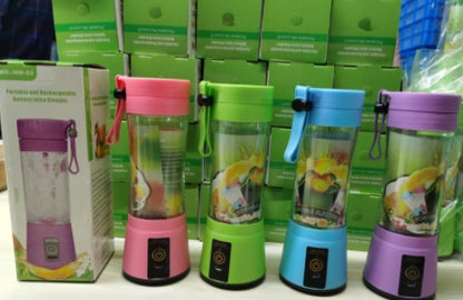 Portable Rechargeable Fruit Juice Blender with USB