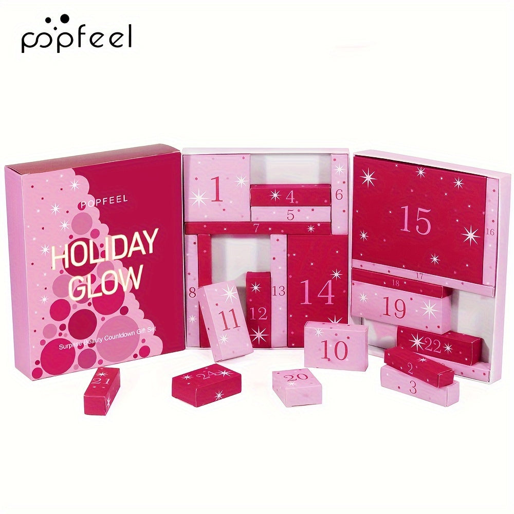 24pcs POPFEEL Countdown Makeup Advent Calendar