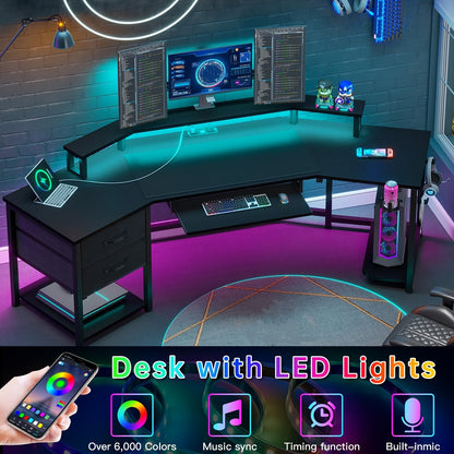 Modern Corner Gaming Desk