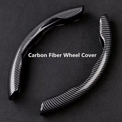 Non-Slip Carbon Fiber Steering Wheel Cover!