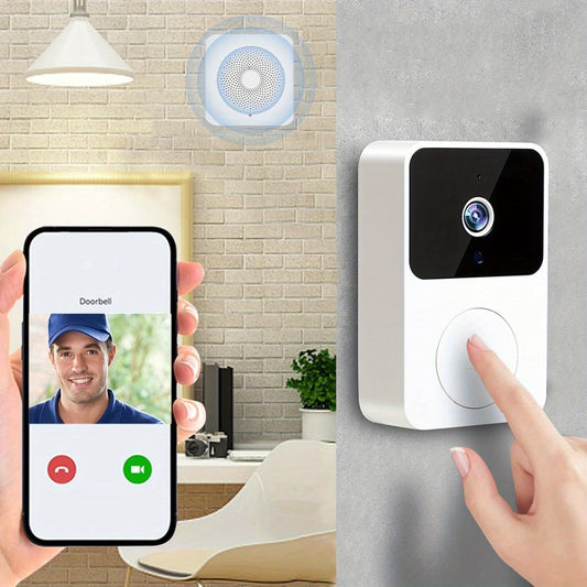 65° HD Wireless Video Doorbell Camera with Two-Way Talk, Night Vision