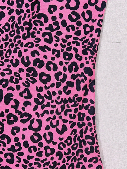Women's Y2K Leopard Print Sleeveless Top