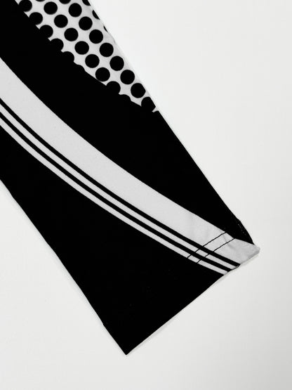 Women's Edgy SPEED Letter Print High Neck Crop Top