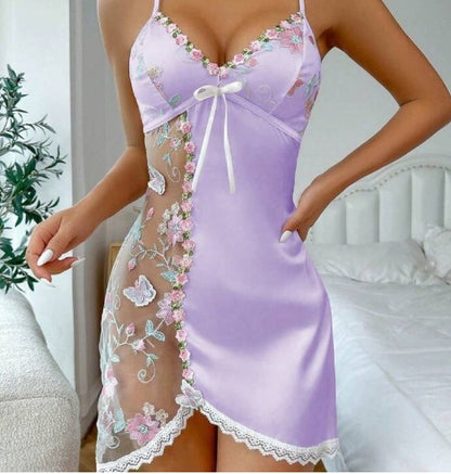 2pcs Sexy Lace T-back  Lingerie Set