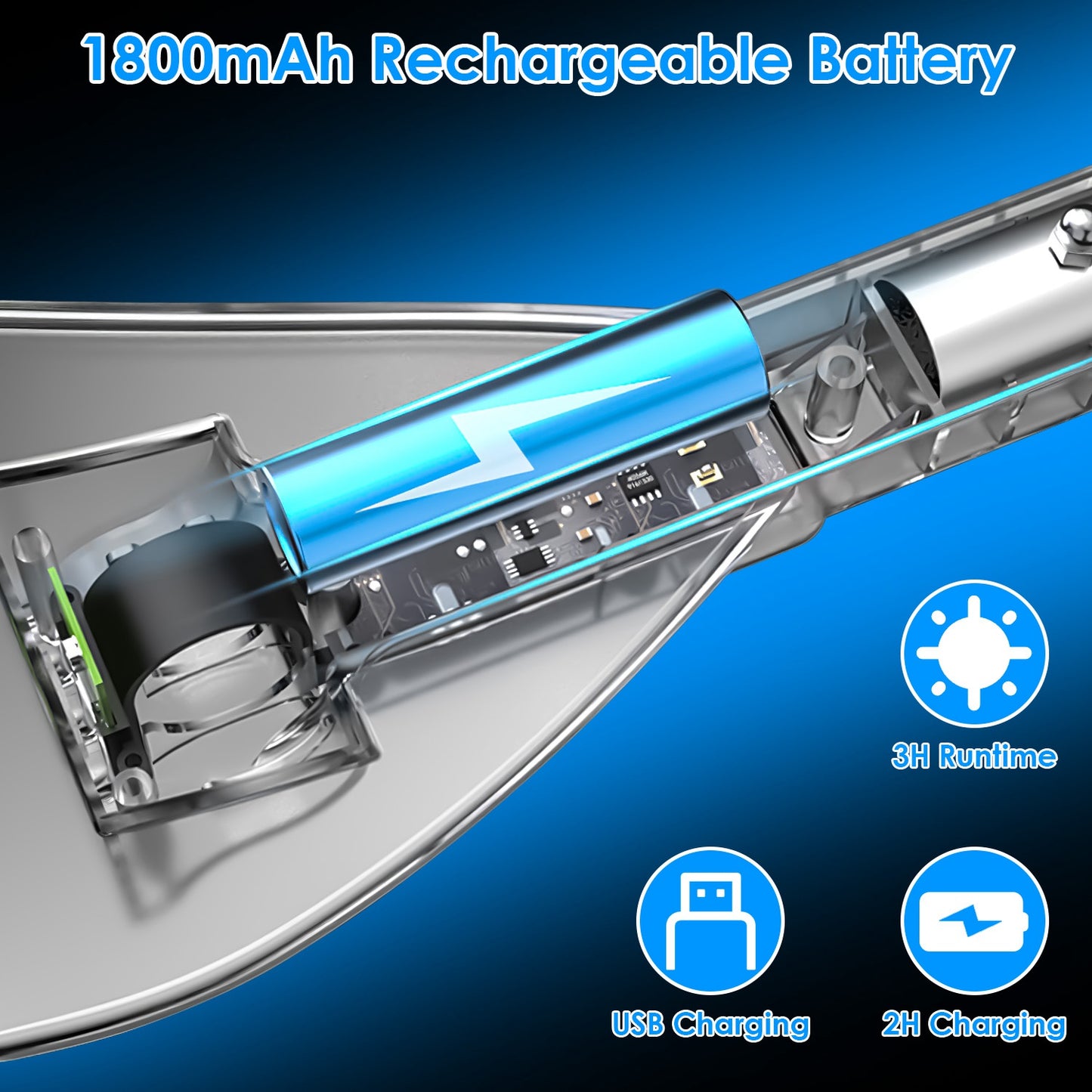 3 In 1 Windshield Ice Scraper with Lights