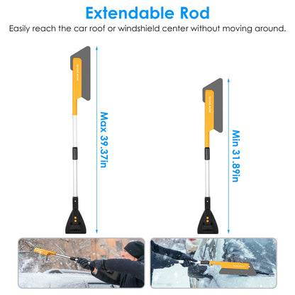 3 In 1 Windshield Ice Scraper with Lights
