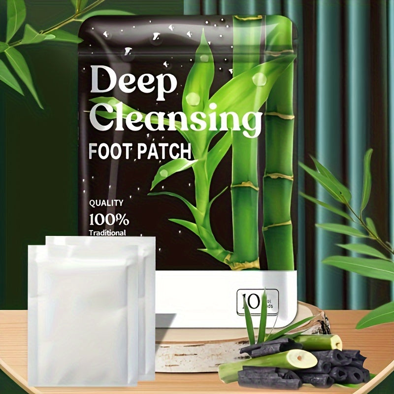 30 Natural Bamboo Foot Pads
