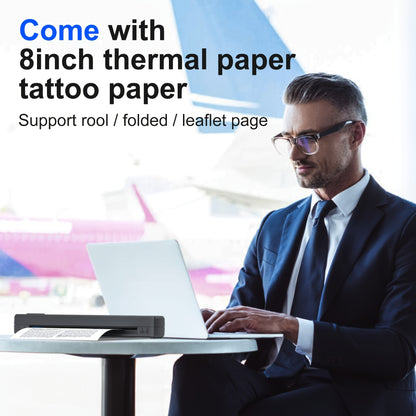 A4 Inkless Printer - Portable Thermal Printer for Wireless Mobile Travel