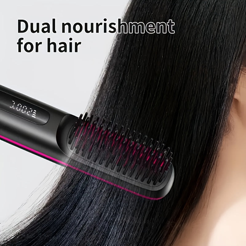 Portable Wireless Hair Straightener Comb