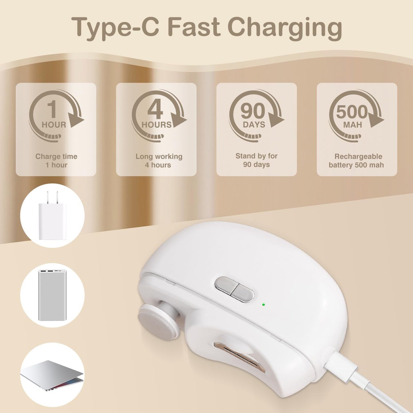 2-in-1  Electric Nail Scissors