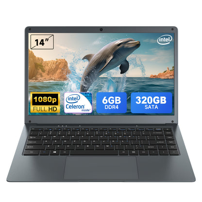 2025 HYYUO 14-inch Ultra-Thin Lightweight Gaming Laptop