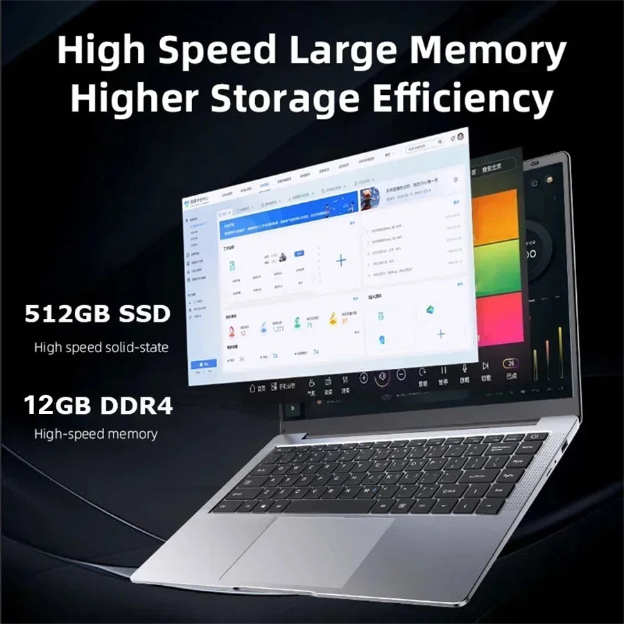 2024 Intel Laptop Computer PC 14.1