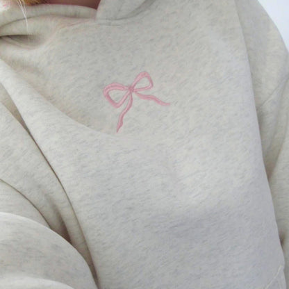 Pink Bow Hoodie