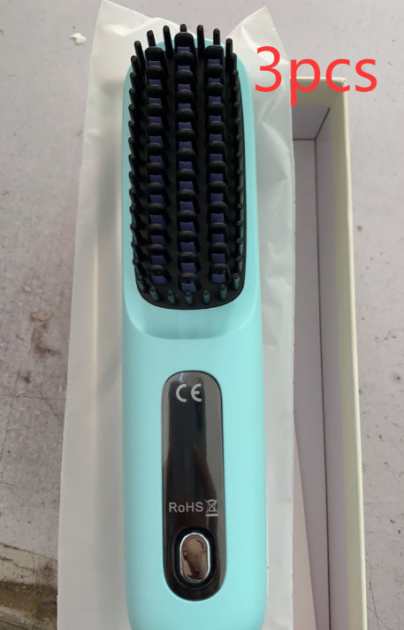2 In 1 Wireless Hair Straightener Brush