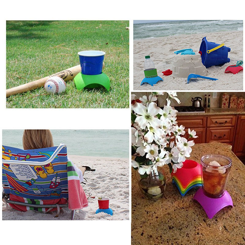 Portable Plastic Beach Cup Holder