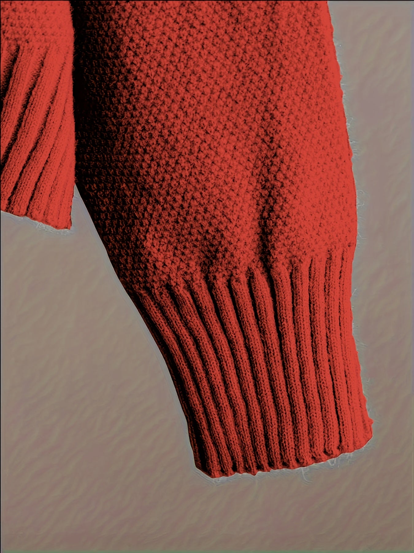 2pcs Women's Soft Casual Elegant Round Neck Sweater & Wide-Leg Pants Set