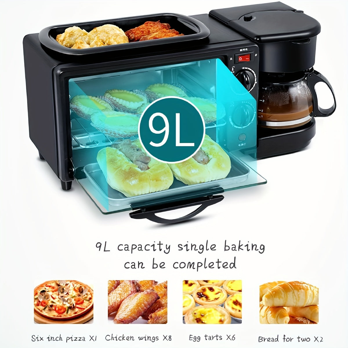 Ultimate 3-in-1 Breakfast Station