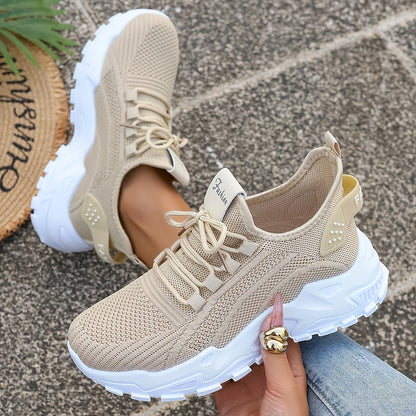 Women's Breathable Knit Running Shoes