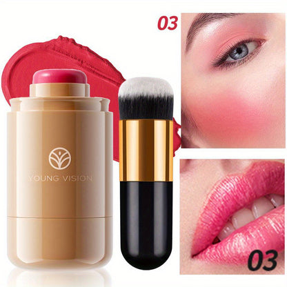 2pcs Vision 3-in-1 Cream Blush & Brush Set