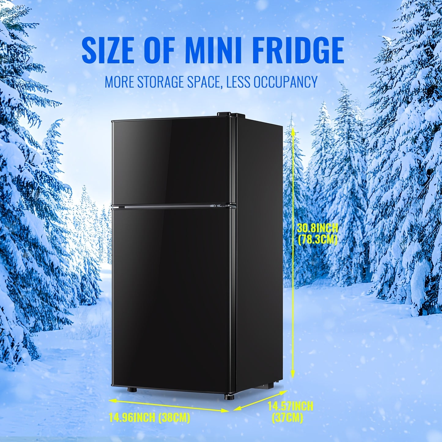 Small Refrigerator with Freezer