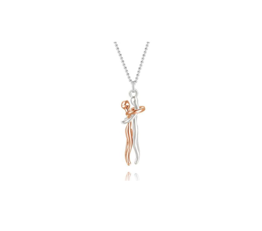 Couple Love Hug Unisex Necklace