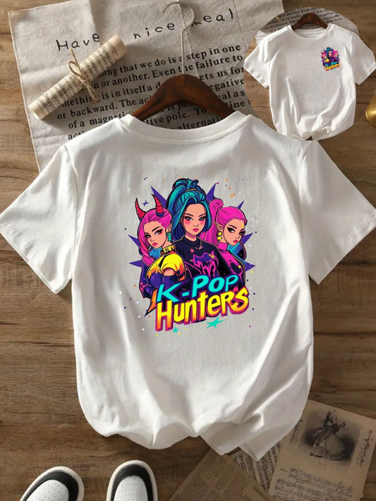 Women's K-POP Graphic T-Shirt