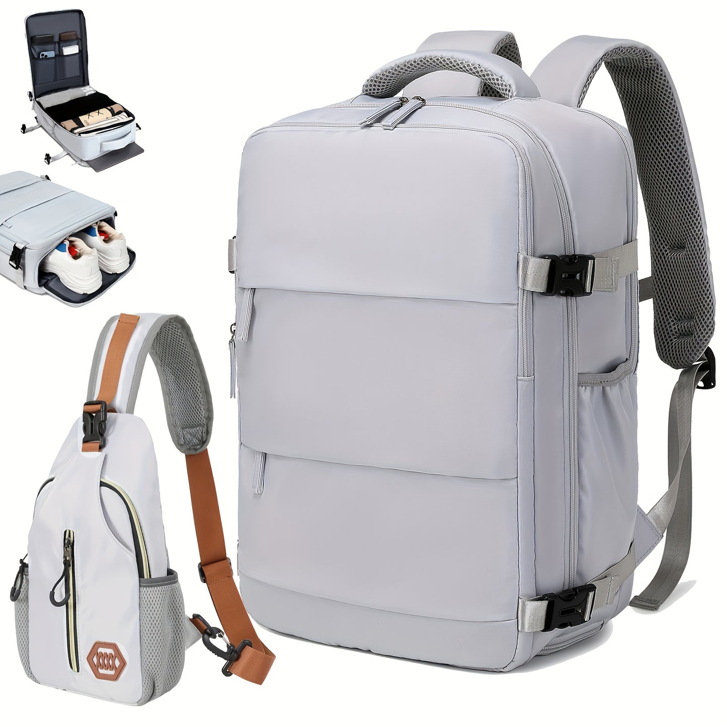 Airline-Approved 15" Laptop Travel Backpack for Women