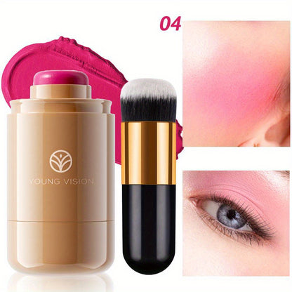 2pcs Vision 3-in-1 Cream Blush & Brush Set