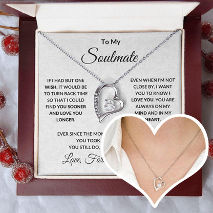 My Soulmate The Day I Met You Forever Love Necklace