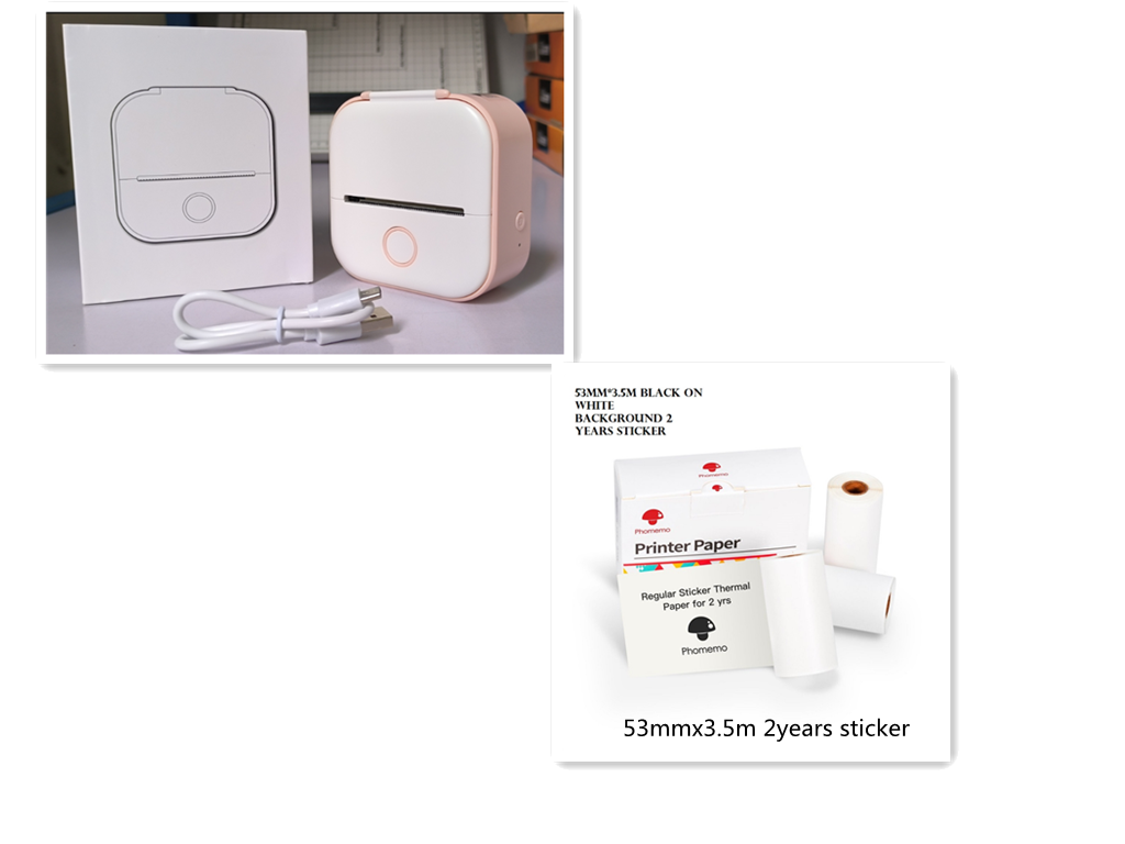Portable Mini Thermal Photo Printer