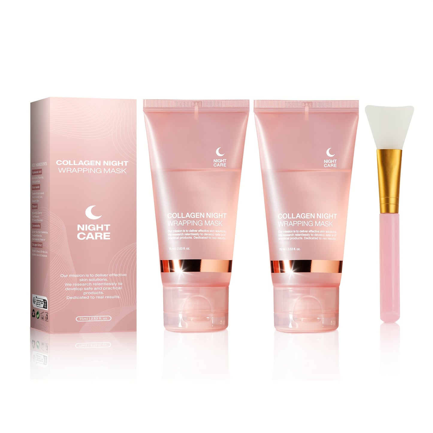 Collagen Night Wrap Mask with Jelly Brush