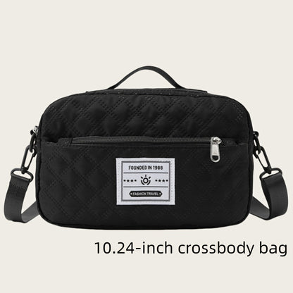 Lightweight Quilted Diamond Pattern Travel Backpack