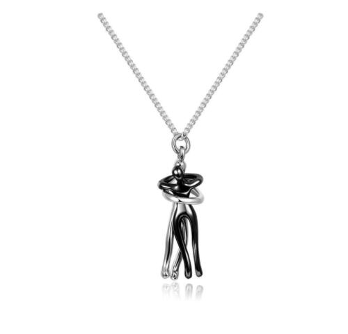 Couple Love Hug Unisex Necklace