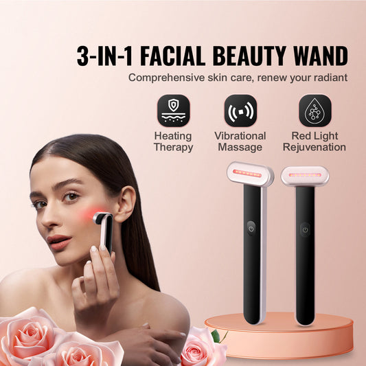 3 in 1 Portable LED Beauty Wand For Face & Neck