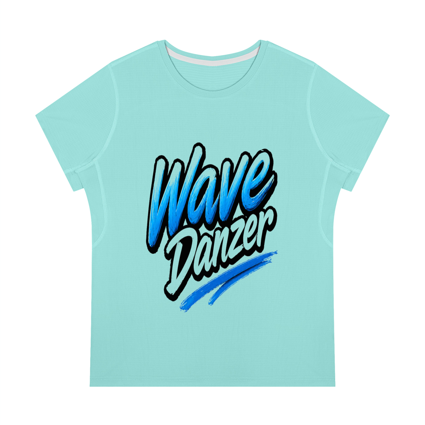 Women’s Regular Fit Crew Neck Wave Danzer T-Shirt