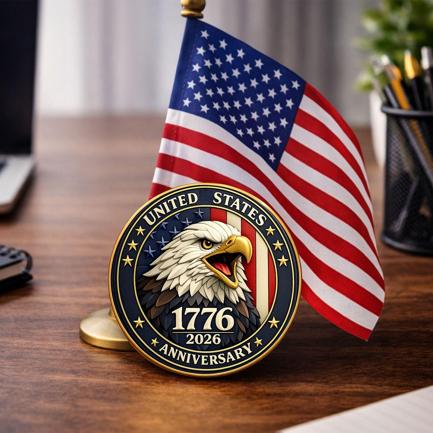 250th Anniversary 3D Embossed Commemorative Coin